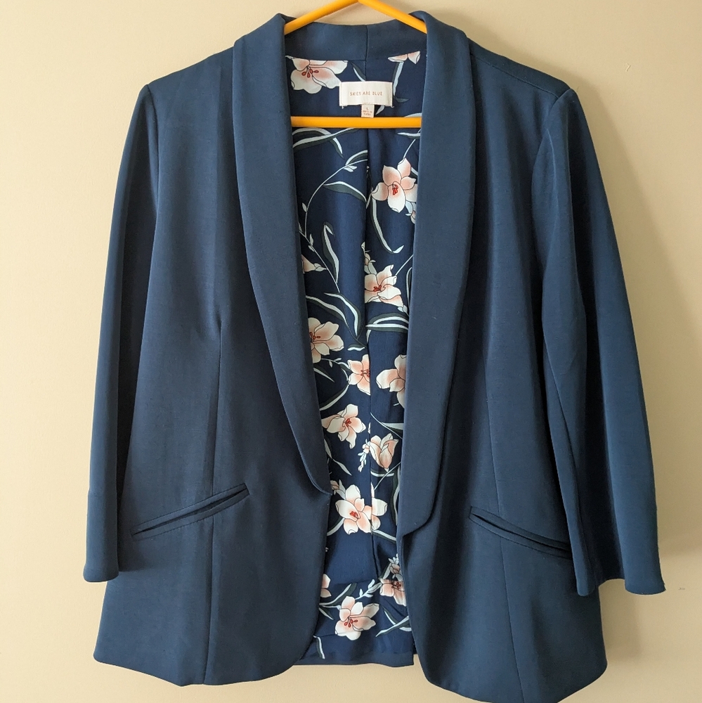 Navy Blue Women's Blazer